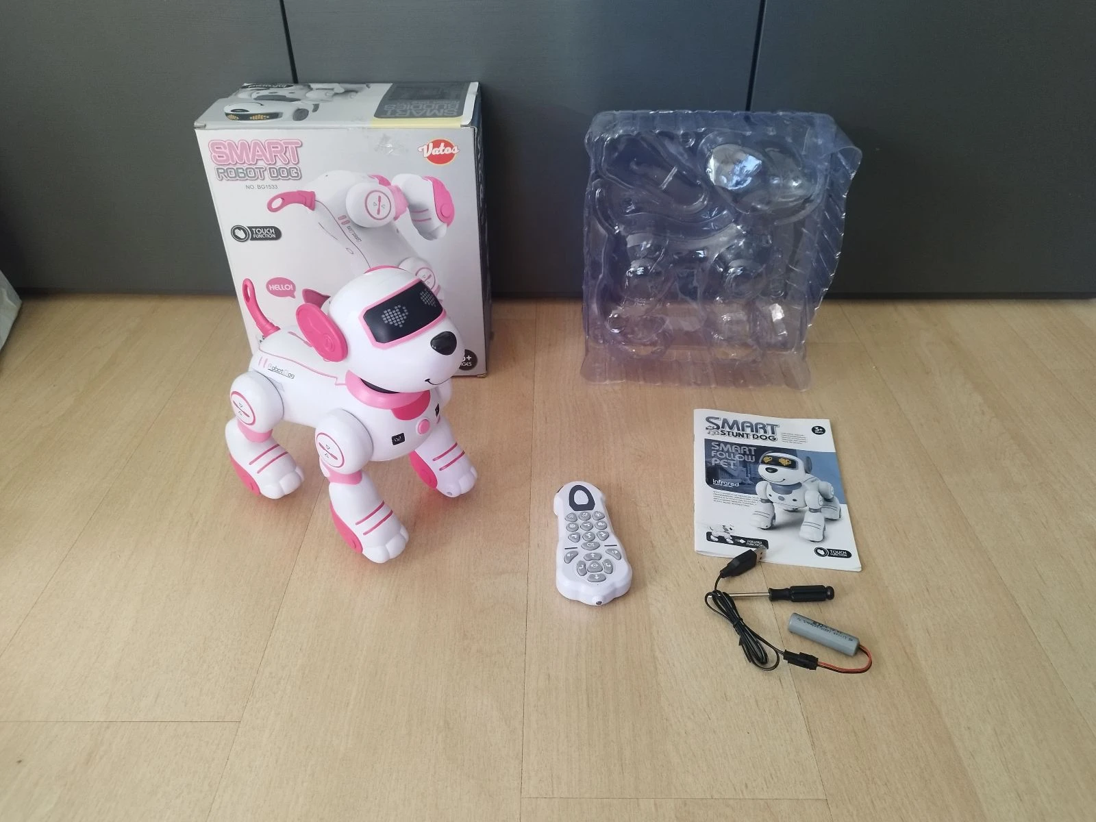Perro mascota interactiva control remoto